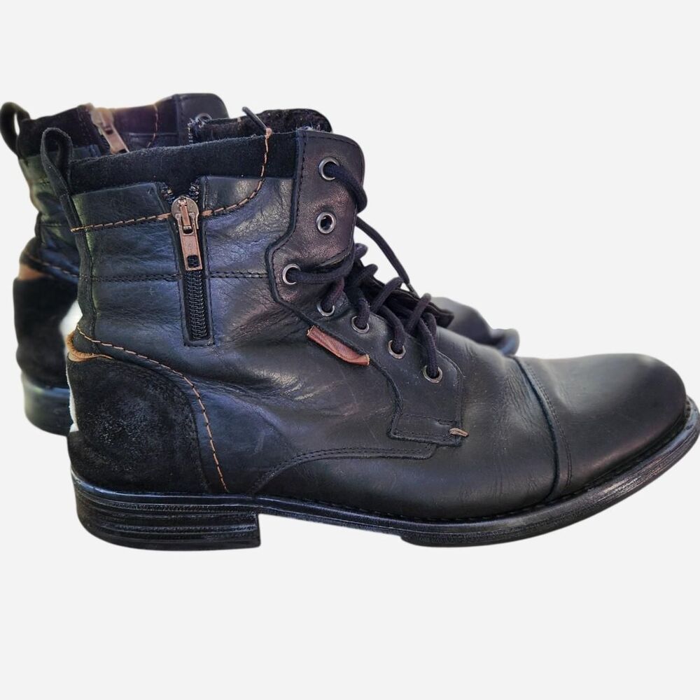 Wild-rhino Men's Black Boots